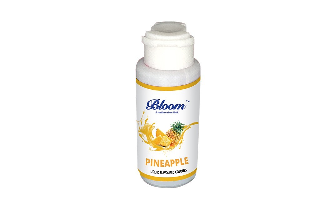 Bloom Pineapple Liquid Flavoured Colours   Plastic Bottle  30 millilitre
